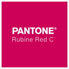 Slika izdelka: Barva Sun Chemical Pantone RUBINE RED / 1 kg